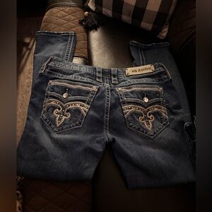 womens rock revival jeans sz 31 cropped